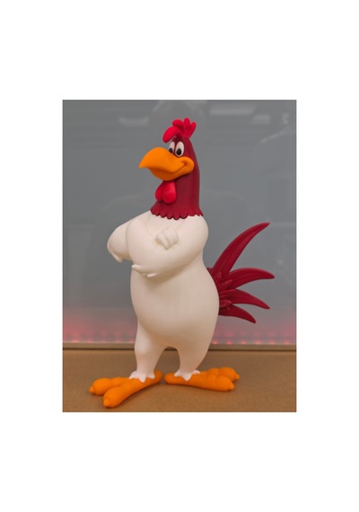 Foghorn Leghorn Figür 20cm-3d Baskı-kolleksiyonluk Biblo