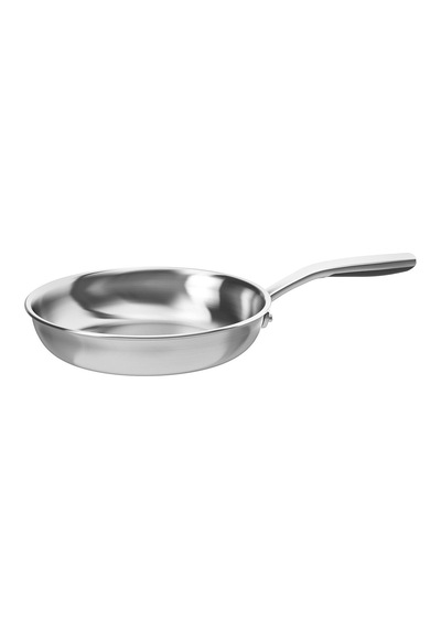 Kızartma Tavası, Paslanmaz Çelik, 24 Cm Açık Bej