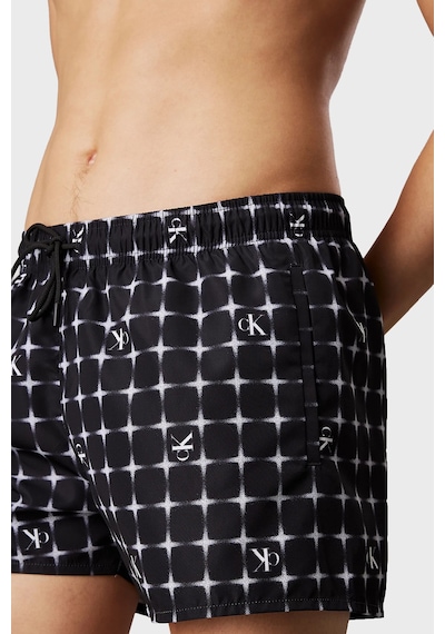 Calvin Klein Erkek Mayo Short Km0km01172 0go Siyah-beyaz Siyah-beyaz
