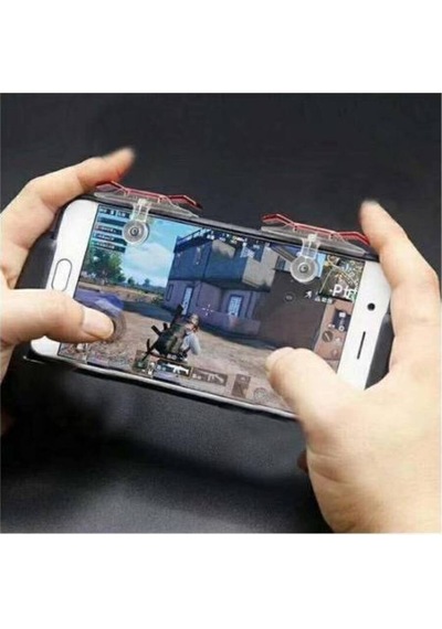 Pubg Oyuncu Tetik Telefon Aparatı Renk-'-Siyah