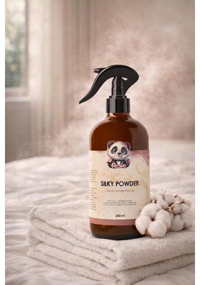 Silky Powder 250 Ml Sprey Ortam Ve Kumaş Kokusu, Bebek Pudrası Kokulu Ev Ve Tekstil Parfümü Diğer