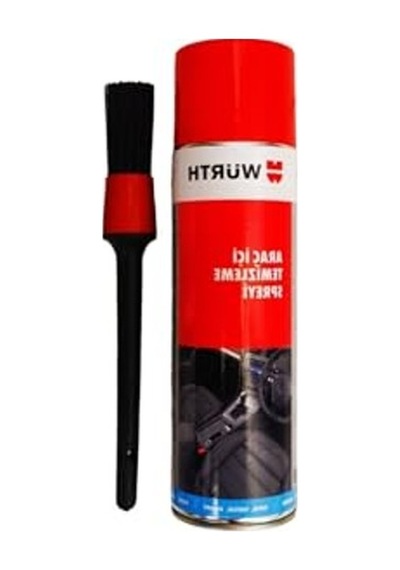 Araç Temizleme Köpüğü, 500 Ml Ve Detay Fırçası İle Set 100'lü Set
