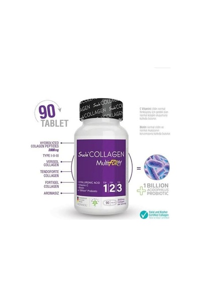 Suda Collagen Multiform Kolajen 90 Tablet 3'lü Avantaj Paketi