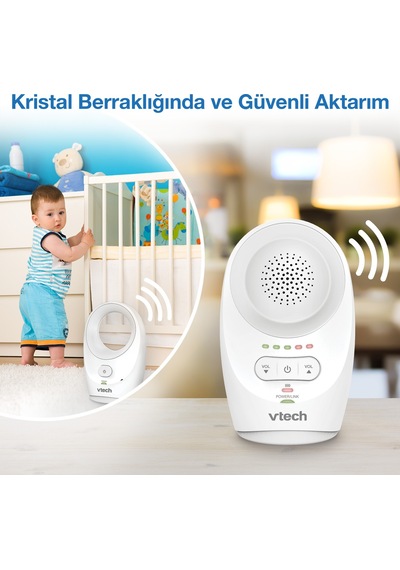 Vtech Artırılmış Menzile Sahip Sesli Bebek Monitörü - Dm1111