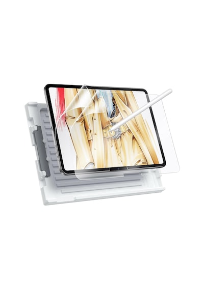 Apple Uyumlu iPad  Air 13 İnç 2024 M2 İle Paperlike Kağıt Hissi Yazım Çizim Ekran Koruyucu Film
