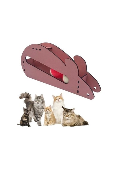 Fare Kedi Oyunu Ahşap 2 Toplu Kedi Oyuncağı Tahta Kedi Oyunu Tahta Fare Ve Toplu Oyuncak