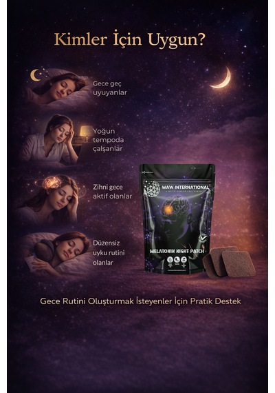 Melatonin Night Bant - Hızlı Uykuya Geçiş Ve Kaliteli Uyku İçin Melatonin Desteği 30 Adet