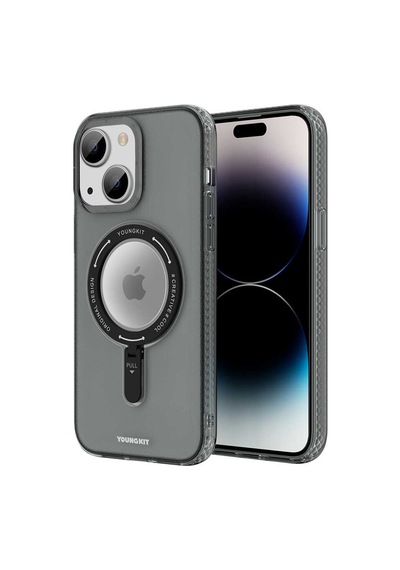 YoungKit Apple Uyumlu iPhone 14 Plus Kılıf Magsafe Şarj Özellikli Youngkit Rock Serisi Kapak Youngkit-10178