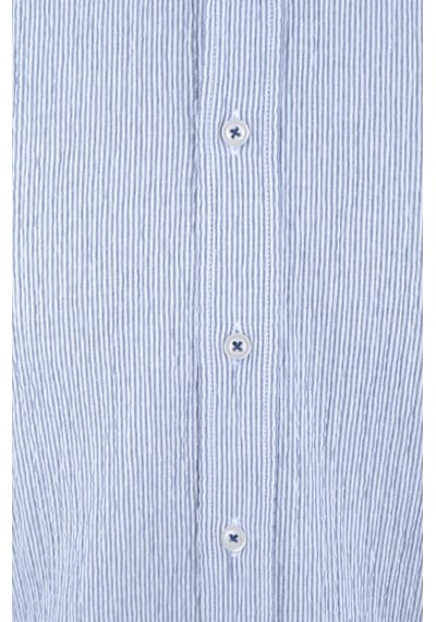 Cengiz İnler Çizgili Gofre Slim Fit Erkek Gömlek 001