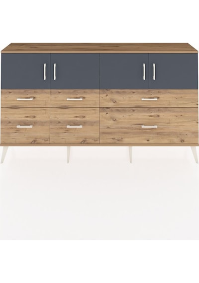 Arges Konsol 4 Raflı 6 Çekmeceli 4 Kapaklı 176x30x99 Çam-antrasit/çam Antrasıt/atlas Çam - Atlas Çam Arges Konsol 4 Raflı 6 Çekmeceli 4 Kapaklı 176x30x99 Çam-antrasit/çam Antrasıt/atlas Çam - Atlas Çam