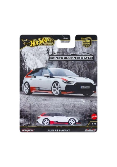 Premium Fast Wagons 5 Li Set Volvo 850, Mercedes E36, Audi Rs6, Subaru Stı Çok Renkli