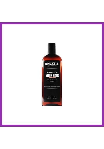 Bezos Yurorganicq Brickell Erkeklere Özel Saç, Sakal Beyazlık Giderci Ve Renklendirci Şampuan 300 Ml For Men Bty