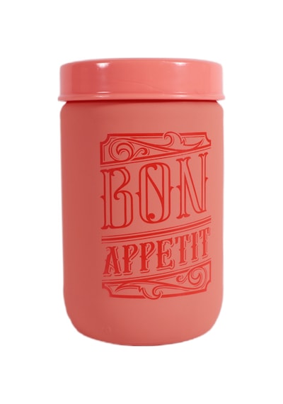 Herevin 171601-802 Desenli Kavanoz Seti 3'lü 425-660-1000 Ml Pembe