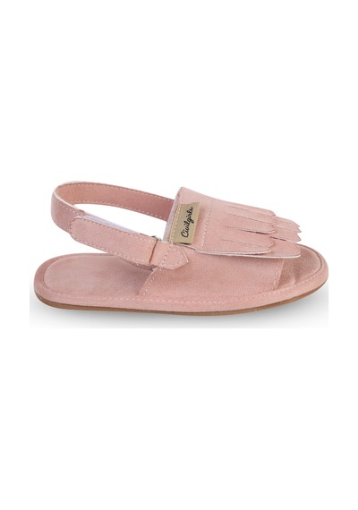 Civil Girls Püsküllü 26-31 Numara Sandalet - Pembe