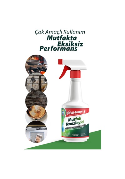 Clean Ultra Güçlü Mutfak Yüzey Temizleyici Ve Yağ Sökücü Limon Kokulu Sprey 750 Ml - 704740523 Diğer