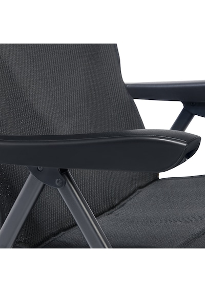Uquip Justy Xl Comfort+ Black Edition 3 Pozisyonlu Konforlu Kamp Sandalyesi Siyah