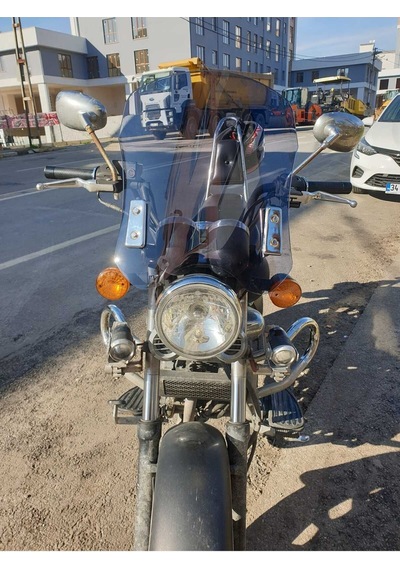 Motocam Küba Süperlight 150 Ön Cam 2008-2026 Model 53cm Füme Renkli 4mm Aparatsız