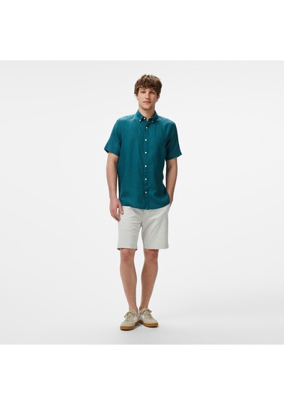 Nautica Erkek Yeşil Classic Fit Gömlek Düz W55100t Yeşil