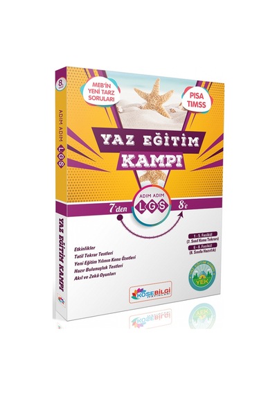 8. Sınıf Yaz Eğitim Kampı -  Köşebilgi Yayınları