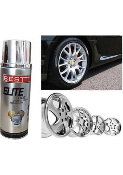 Best Elite Efekt Krom Sprey Boya 400ml Gri