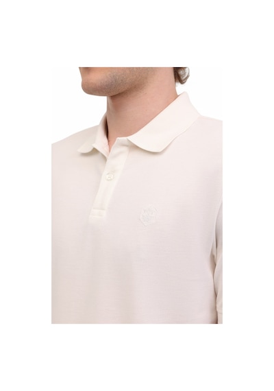 Lumberjack   5M Mb Ct953 Polo T Sh 5Fx Erkek Kırık Beyaz Tişört