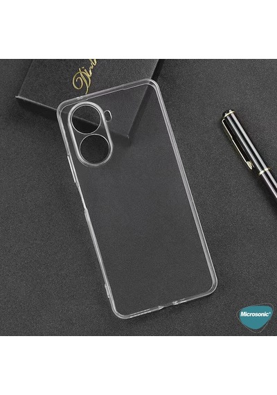 Huawei Nova 10 Se İçin Kılıf Transparent Soft Şeffaf Nova 10 Se İle Uyumlu Kılıf - Şeffaf