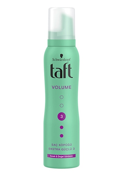 3 Adet Taft Saç Köpüğü 150 Ml No 3 Extra Hacim