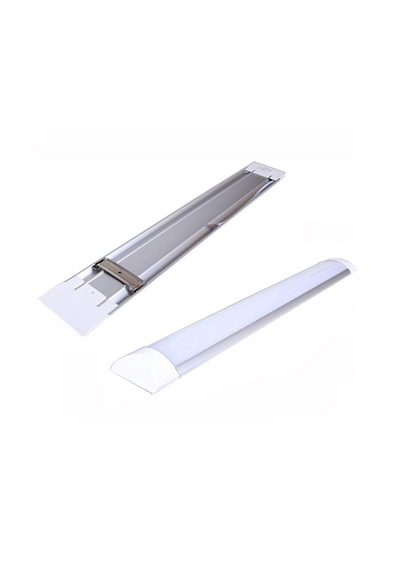 18 Watt Led Yatay Bant Armatür 60 Cm Beyaz Işık 10 Adet Beyaz