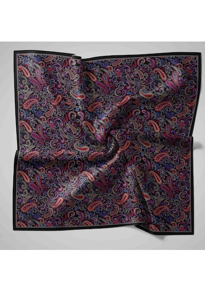 Silk Home Soft İince Pamuk Eşarp 73071-46 Siyah Mercan