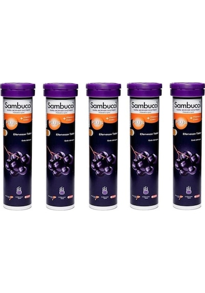 Sambucol Plus Efervesan 15 Tablet-5 Adet-