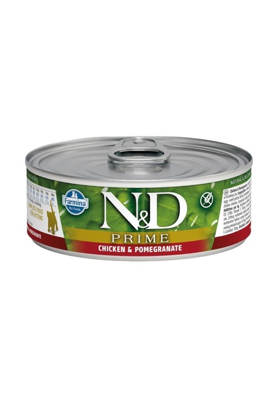 N&D Prime Tavuk ve Narli Yavru Kedi Konservesi 70 G