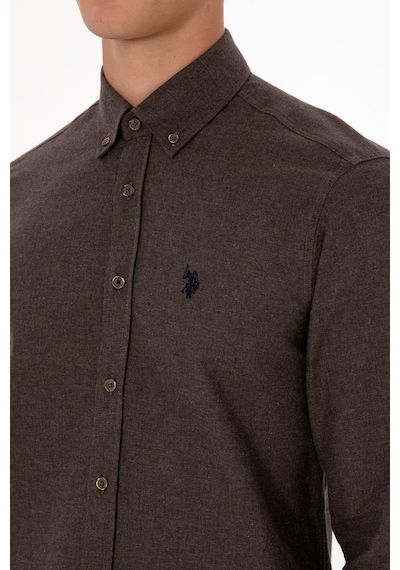 U.s. Polo Assn. Erkek Kahverengi Gömlek Basic 50316721-vr029 Kahverengi U.s. Polo Assn. Erkek Kahverengi Gömlek Basic 50316721-vr029 Kahverengi