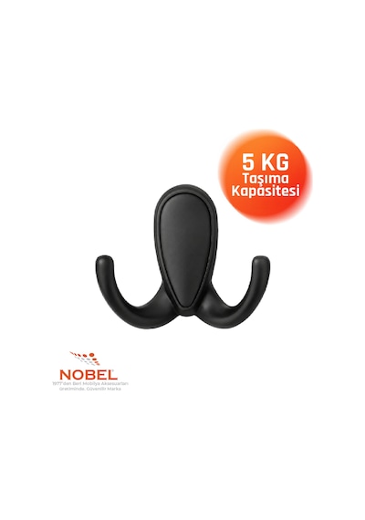 Ari S Askı, Metal Vestiyer Askısı, 51 Gr, Dolap Ve Duvar Askılığı, Matsi Yah Vidalı