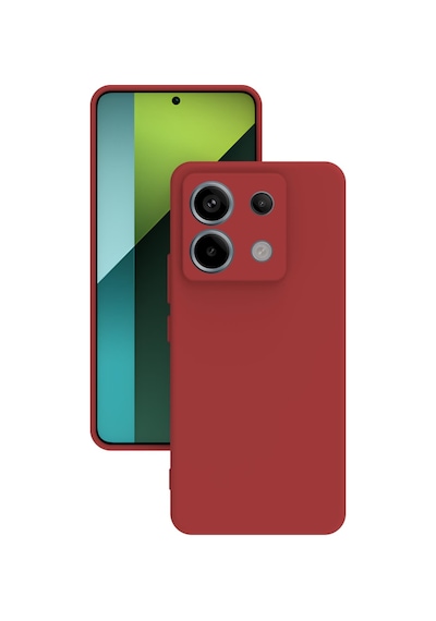 Reeder S19 Max Pro S Zoom Kılıf Kamera Korumalı Silikon Rubber Arka Kapak Kırmızı