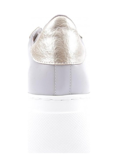 Dgn Es862 Kadin Kalin Taban Aksesuarli Sneakers Ayakkabi Gri