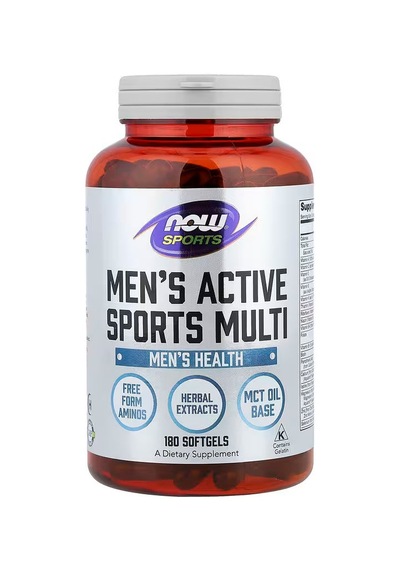 Now Foods Sports Men's Active Sports Multivitamin 180 Softgels