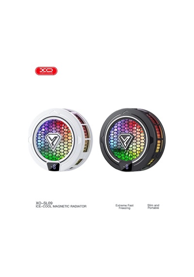 Sl09 Telefon Soğutucu - Manyetik Led Işıklı Sessiz Hızlı Fiziksel Soğutma Oyunlar İçin Uygun - Gamer Soğutucu