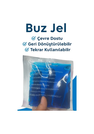 Sıcak Kullanıma Uygun 4 Adet Jel Kompres Termojel Paket