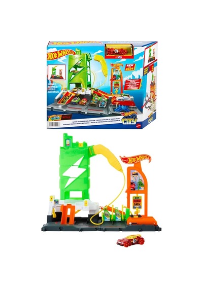 Hot Wheels Elektrikli Araç Şarj İstasyonu Oyun Seti