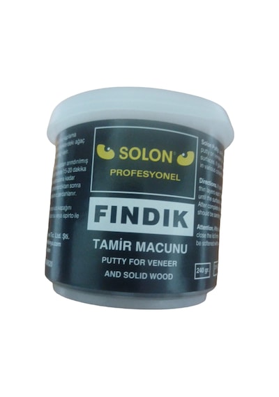 2 Adet Çok Amaçlı Ahşap Parke Masa Sehpa Çizik Çok Amaçlı Tamir Dolgu Macunu Fındık 240 Gr