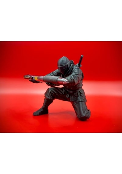 Ninja Kalemlik - Masaüstü Dekoratif Organizer / Ofis & Ev İçin Şık Kalem Tutucu, Hediye Seçeneği - Ninja Pen Hol Çok Renkli