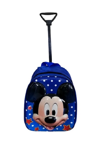 Bullt Anaokulu Çantası Çekçekli 3-7 Yaş Mavi Mickey Gn011