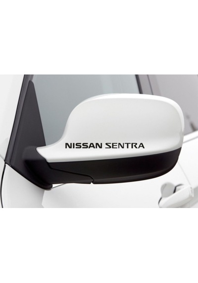 Nissan Sentra Araba Yan Ayna Araç Sticker Yapıştırma 2Adet