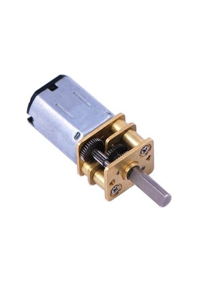 Metal Redüktörlü Mikro Motor 100Rpm N20 Dc12V