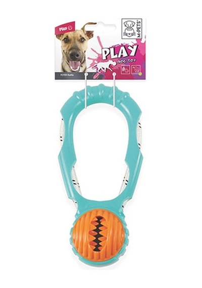 M-pets Flyer Rattle Ödül Hazneli Köpek Oyuncağı 23 X 10,6 X 3 Cm 244-50156.01