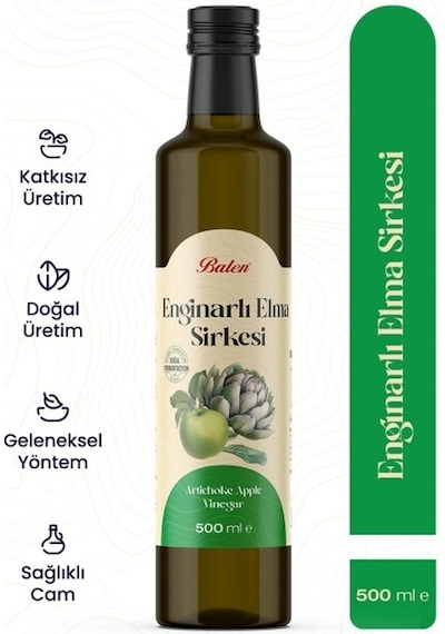 Balen Enginarlı Elma Sirkesi 500 Ml