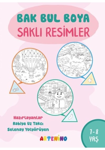 Bak Bul Boya Saklı Resimler 7-8 Yaş - Pmvp-751708