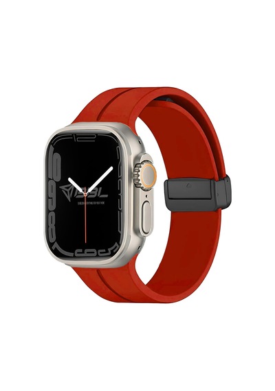 Apple Watch Series Se/11/10/9/8/7/6/5/4/3 İle Uyumlu Silikon Kordon Bbl84 Çok Renkli