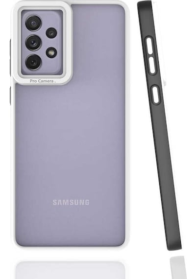 Zore Galaxy Uyumlu A73 Kılıf Mima Kapak - Siyah Siyah