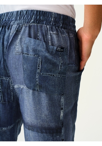 Regular Fit Erkek Şort Mavi